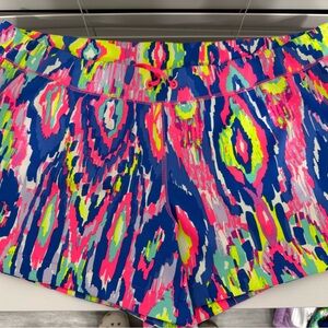 Lilly Pulitzer Vibrant Patterned Athletic Shorts